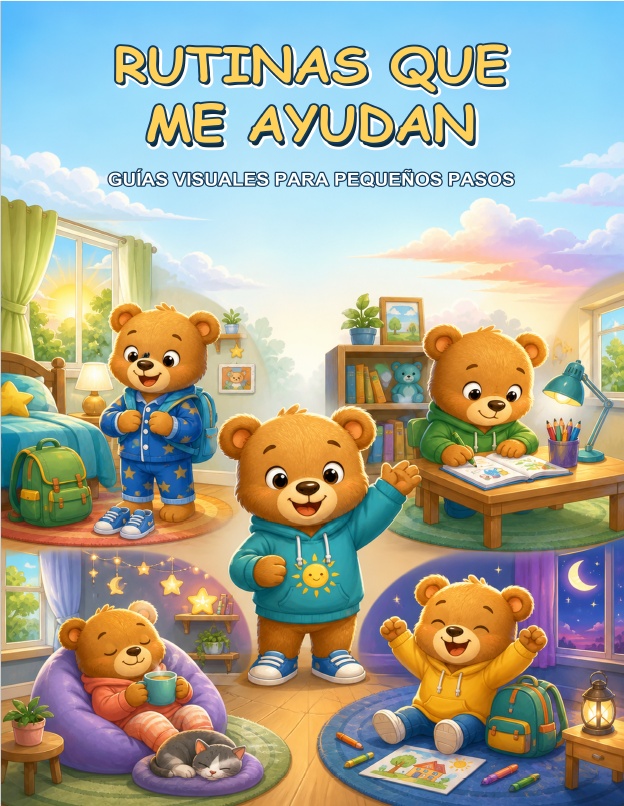 Portada Rutinas que me ayudan, guías visuales
